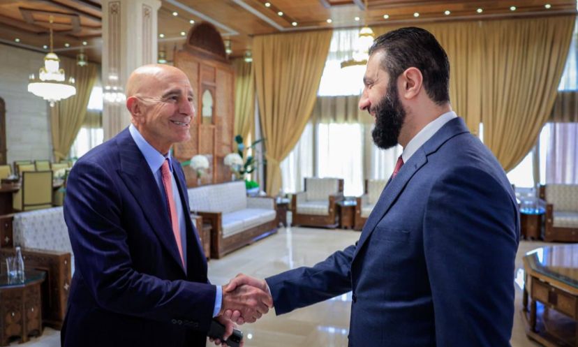 Trump'ın Suriye Özel Temsilcisi ve Ankara Büyükelçisi Tom Barrack ve Ahmet El Şara