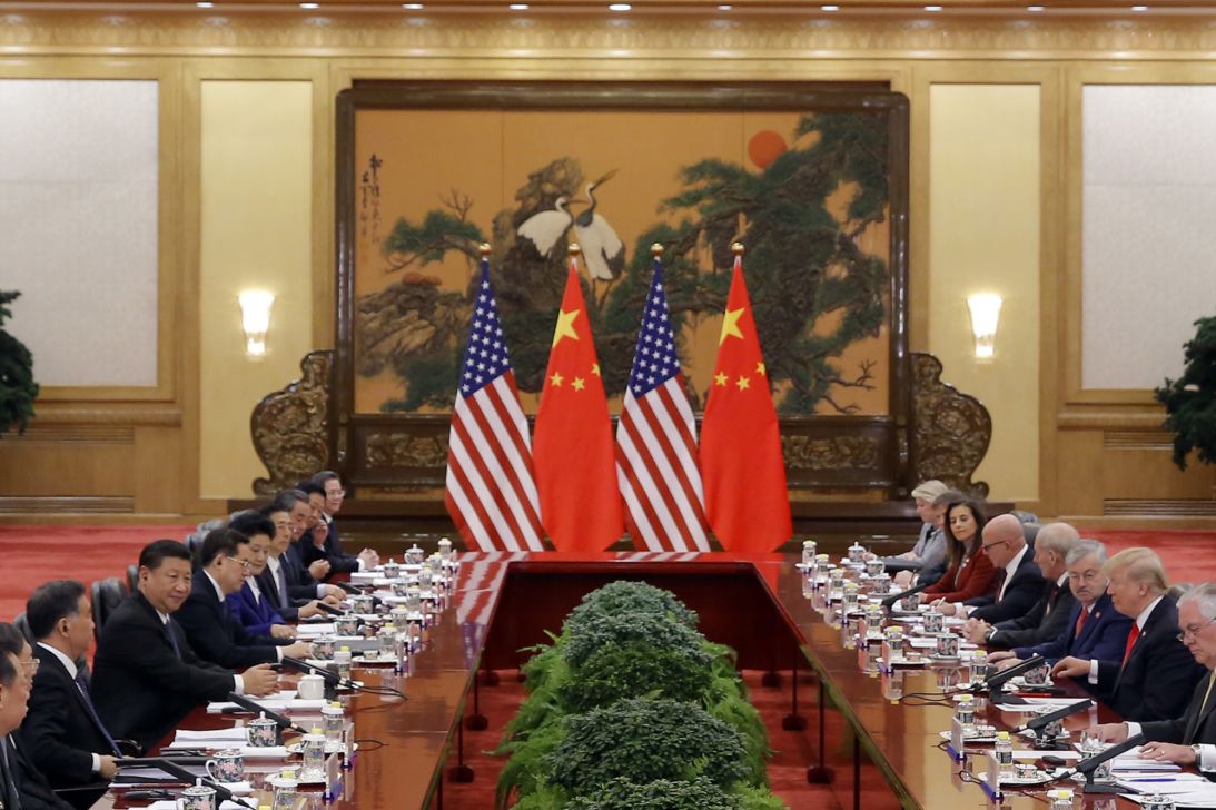 Çin ve ABD heyetleri Şi ve Trump öncülüğünde